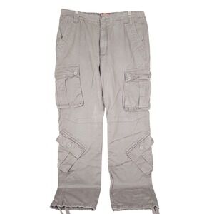MATCH‎ MATStick Cargo Pants Tan Cotton Work Utility Mens Size 38